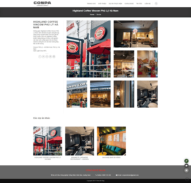Template blogspot vật liệu xây dựng sơn bê tông
